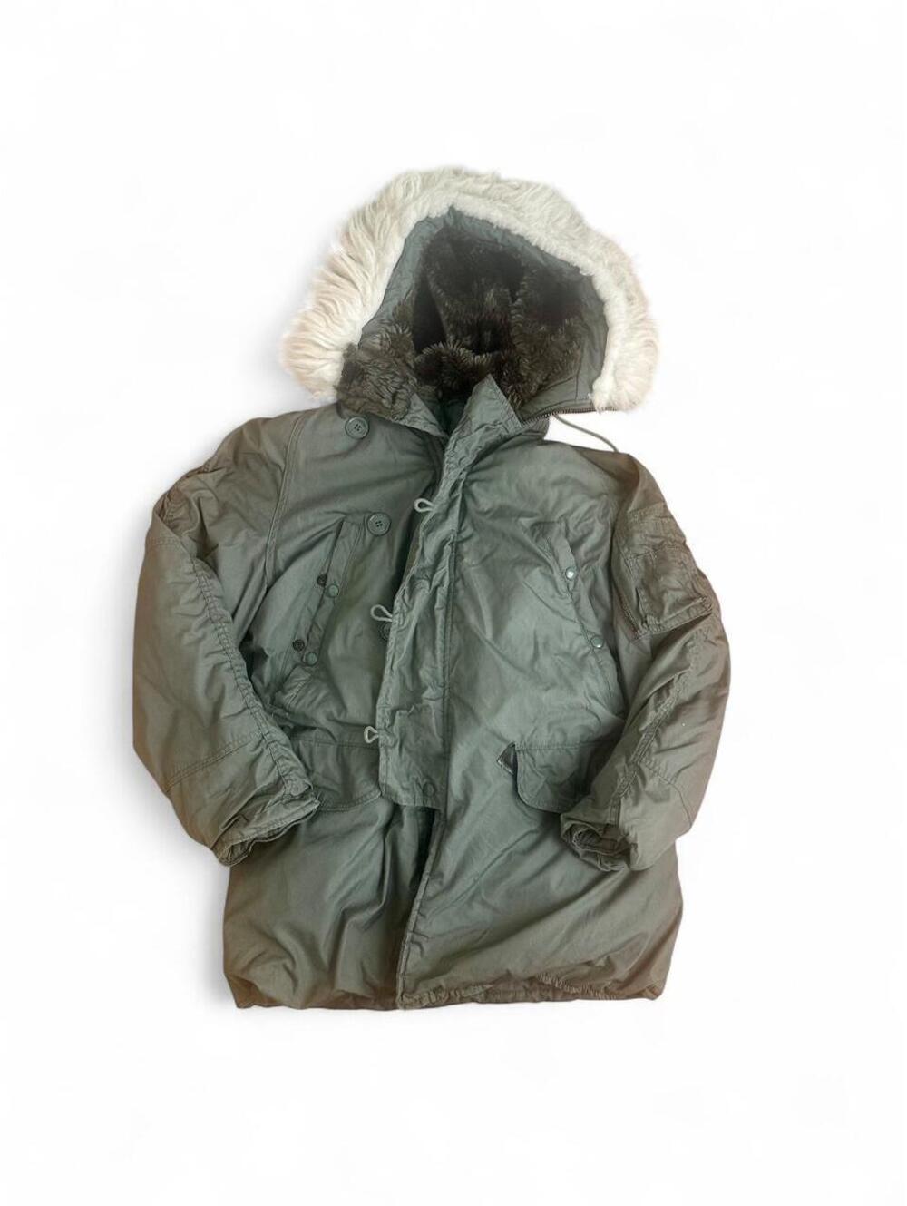 Vintage 1986 USAF N-3B Extreme Cold Weather Parka Greenbrier Military Small